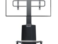 NBMounts TW85 Motorized TV Trolley up to 85'' & 68Kg Max Height 1.65m