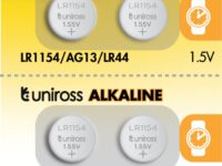 Uniross Alkaline-Coin LR1154 AG13 LR44 Battery (10pack)