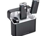 SonicGear WLM3000 DUO USB-C & Lightning Receiver to 2x Lavalier ClipOn Microphones