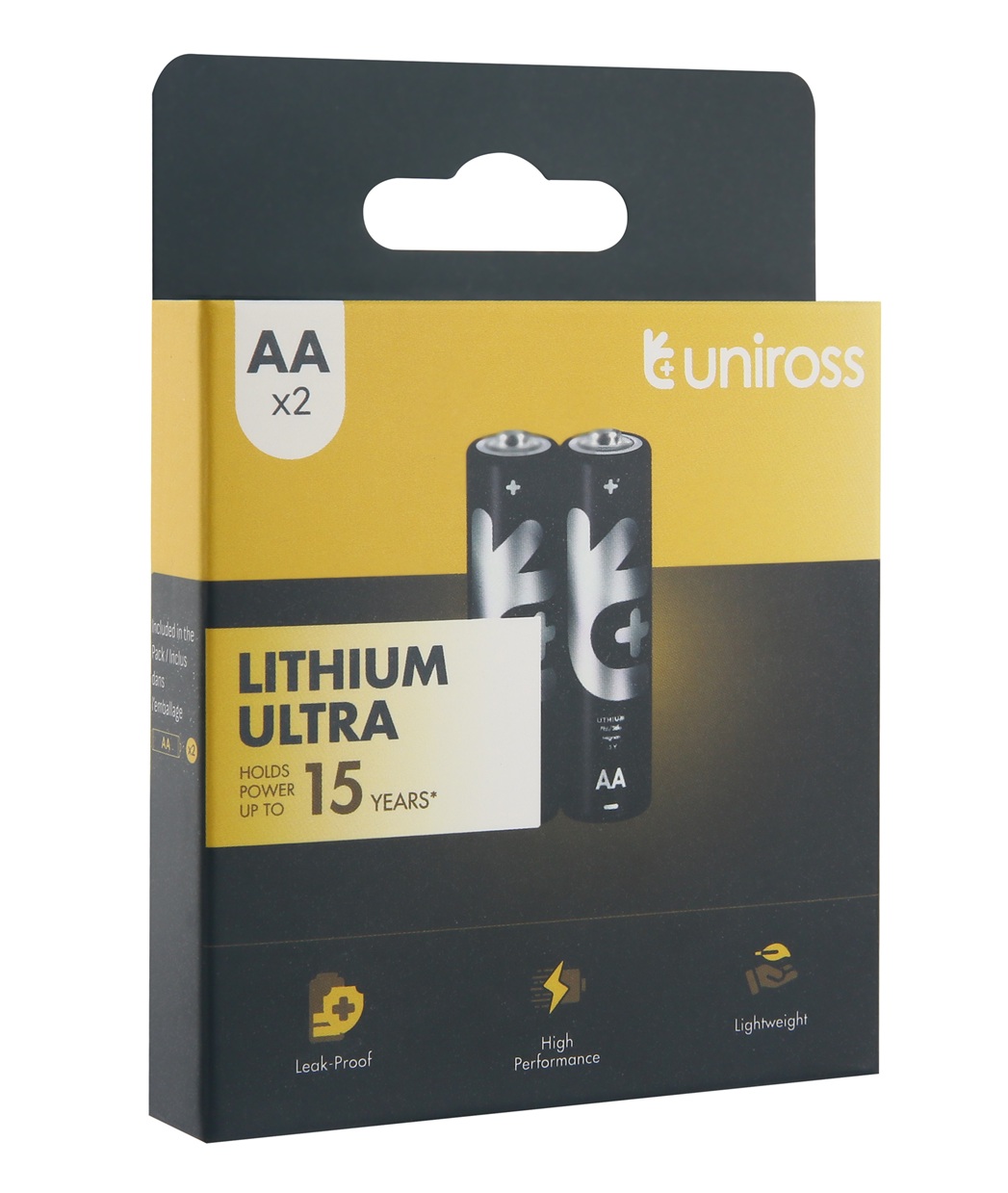 Uniross Lithium Ultra AA Batteries (2pack) - Image 2