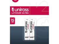 Uniross Lithium AAA Battery 1250mAh (2pack)