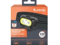 Uniross ProLite Headlamp 350 Lumens 3M Sensor USB Charging