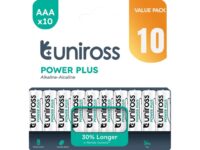 Uniross Alkaline AAA Power Plus Value Pack 10 Pcs (New)