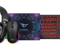 Alcatroz X-Craft 4in1 Gaming Set Keyb+Mouse+Mat+H/set Rechargeable NEXUS Black