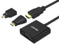 Unitek Y-6355 HDMI/Mini/Micro to VGA+Audio Converter