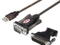Unitek Y-105A USB to Serial Converter DB9F/DB25M