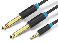 Vention AUDIO 3.5mm M to 2x6.3mm M Cable 1.5m BACBG