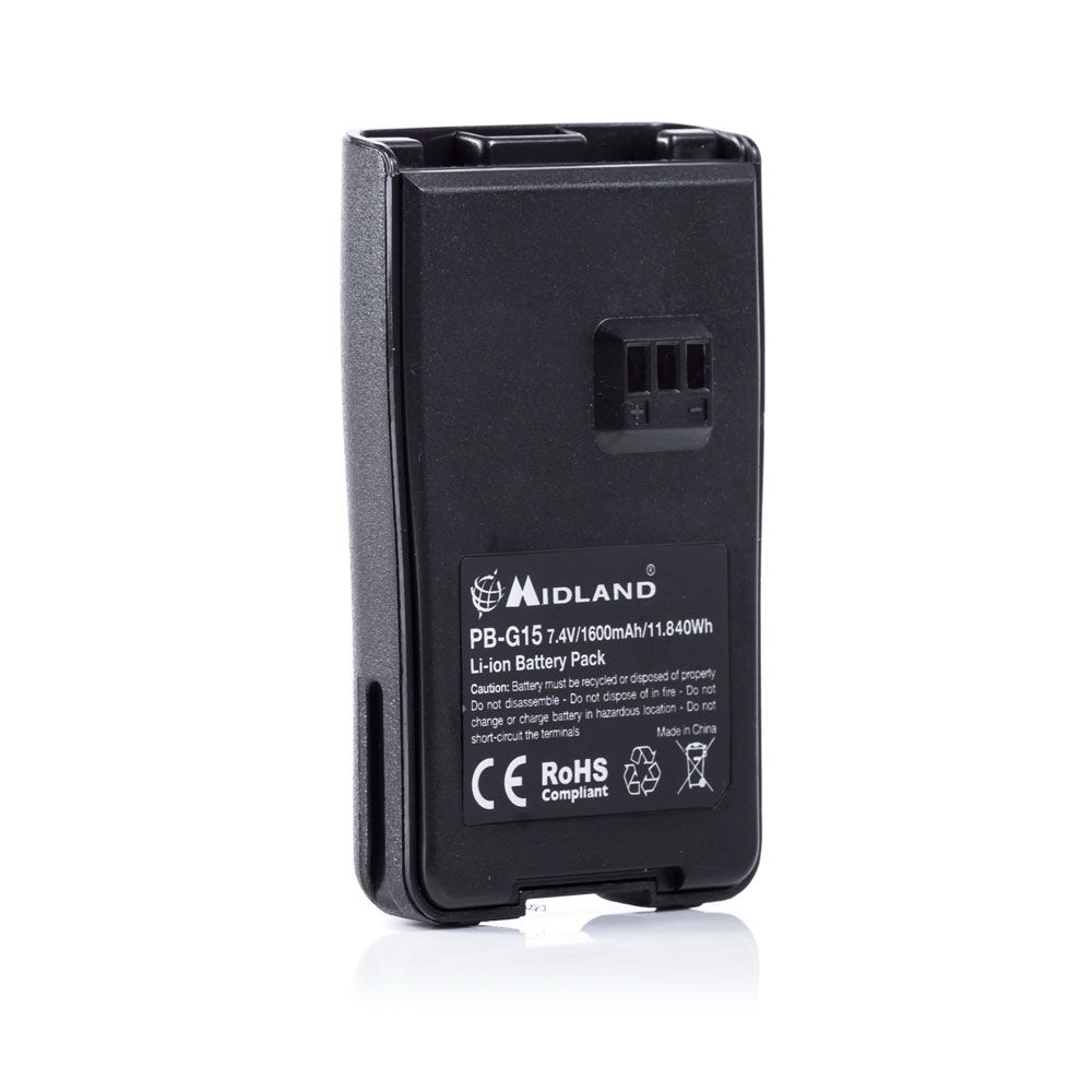 Midland C1128 Replacement Battery for G15-G18-Arctic