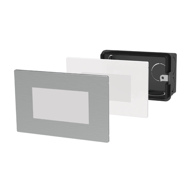 GBC DOGI LED URANO 1021 CCT White/Grey Outdoor Steplight for Recessed Box 503