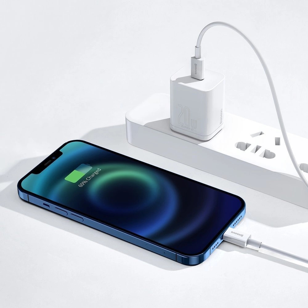 Baseus Cable Lightning to USB-C Superior Series 1.5m White - Image 4