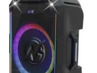 N-Gear FLASH1040 10'' Portable Karaoke Speaker with 1x Wireless Mic LED Lights USB & BT