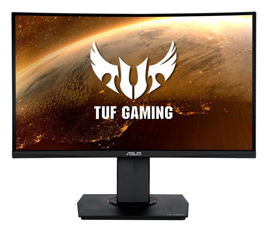ASUS Monitor TUF Gaming 24'' FHD Curved 165Hz Ergonomic Pivot Speakers VG24VQR
