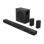 Hisense Soundbar 5.1 CH, 580W ,Hi-Concerto,Dolby Atmos, DTS:X, Semi wireless rear surround speakers