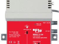 FTE MAG2134 Multiband Amplifier 1xUHF/VHF/FM 34dB Gain 115dB Max Output