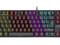 Armaggeddon MKA-2C NEO Black Mechanical Gaming Keyboard 87 Linear Red Keys