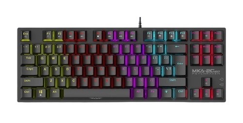 Armaggeddon MKA-2C NEO Black Mechanical Gaming Keyboard 87 Linear Red Keys