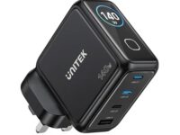 Unitek Charge Wall GaN 140W USBCx3 USBAx1 UK P1132 Black
