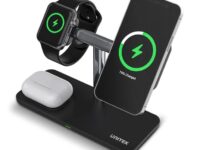 Unitek MagMighty TRI 3in1 Magnetic Wireless Charger Dividable Stand for iPhone-Watch-Airpods P1212A