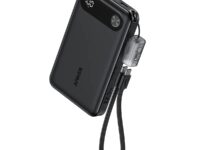 Anker Mobile Powerbank 10000 22.5W Lanyard USB-C Cable Black
