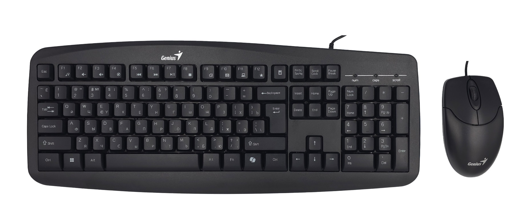 Genius Keyboard-Mouse Set Wired KM-200 Russian