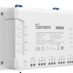 SONOFF 4CH Pro R3 4-gang Wi-Fi and RF smart switch with DIN rail mount