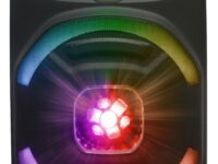 N-Gear FLASH1550 15'' Portable Karaoke Disco Speaker with Wireless Mic BT USB & LED Effects