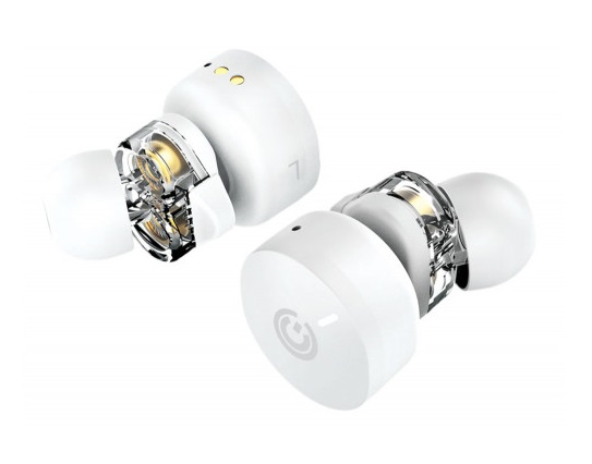 SonicGear HYPERBASS TWS 7 Dual Driver Sweatproof Earphones White