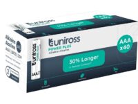 Uniross Alkaline AAA Power Plus Box of 40 Pcs (New)