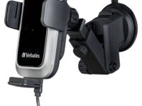 Verbatim Wireless Auto Align Car Charger Qi Certified for AirVent/Dash/Glass FWC-03
